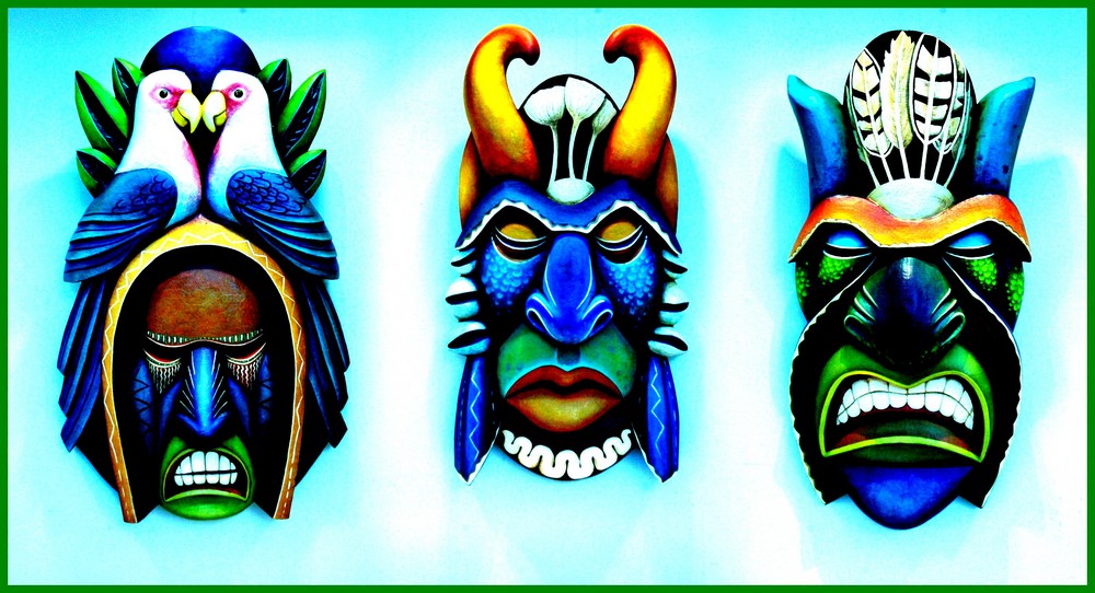 Karibische Masken