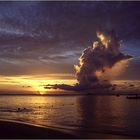 Karibischer Sonnenuntergang 
