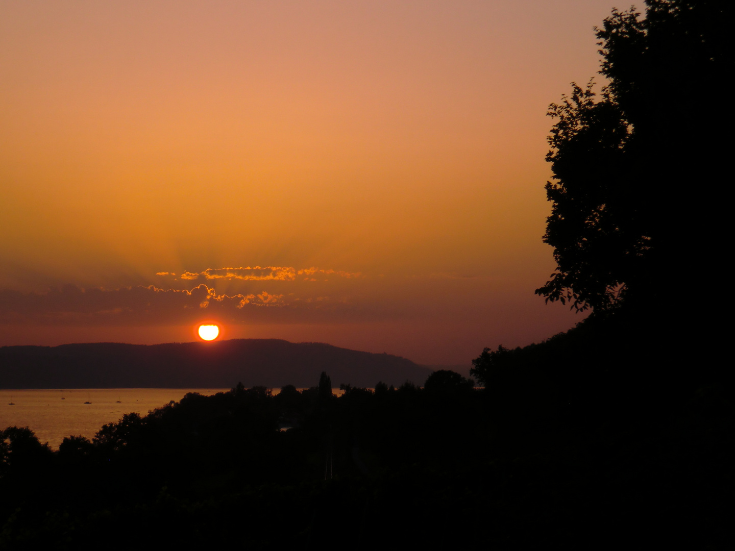 karibischer Sonnenuntergang