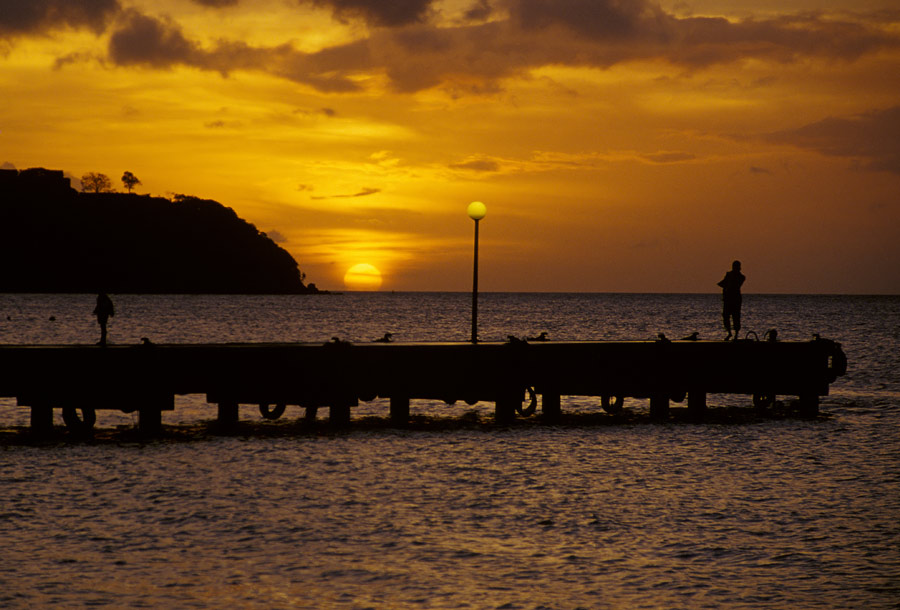 Karibischer Sonnenuntergang