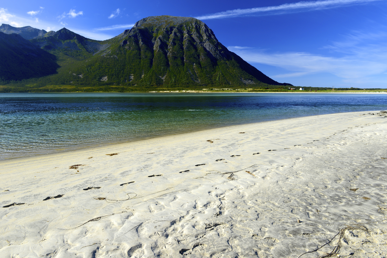 Karibischer Strand auf den Lofoten