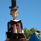 Karikatur-Skulptur des Dichters Hans Christian Andersen