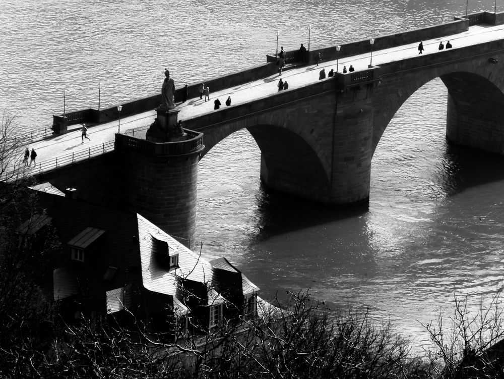 Karin Die Alte Brücke zu Heidelberg