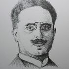 Karl Liebknecht Scribble Portrait