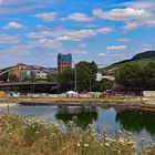 Karl-Nägele-Brücke und Baustelle BUGA 