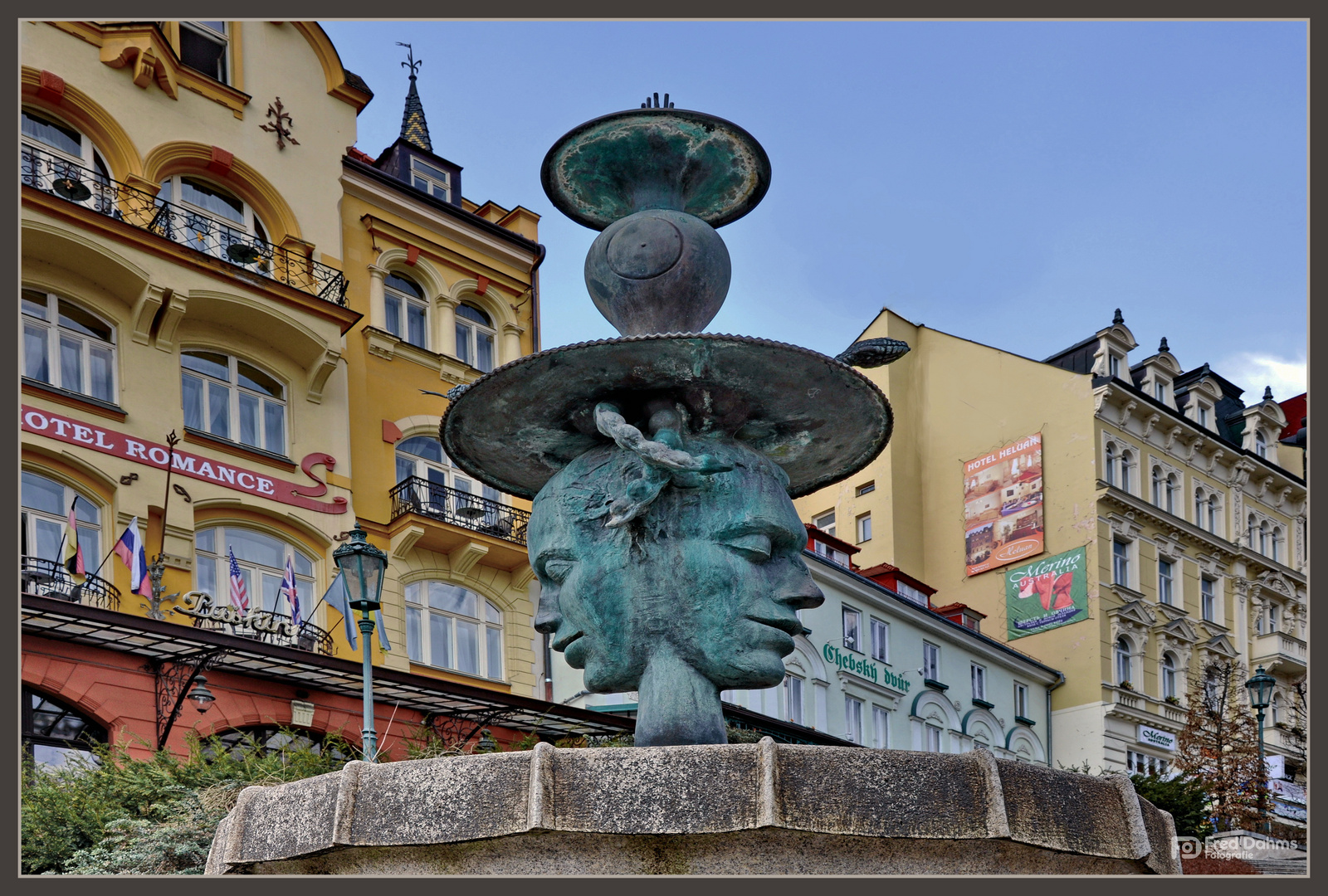 Karlsbad (Karlovy Vary), Brunnen am Schlossbad