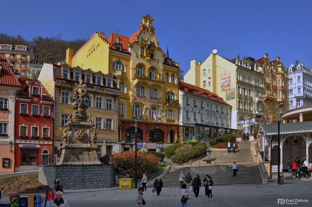 Karlsbad (Karlovy Vary), Brunnen am Schlossbad