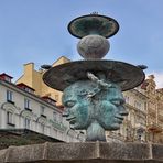 Karlsbad (Karlovy Vary), Brunnen am Schlossbad