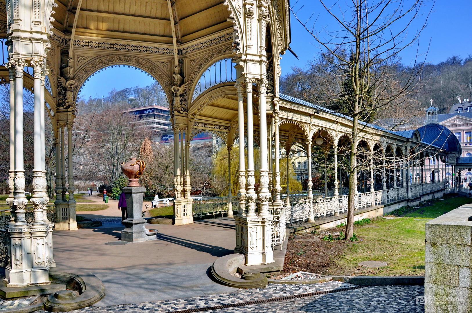 Karlsbad Tschechien, weiße Kolonnaden II