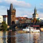 Karlsbrücke im Abendlicht