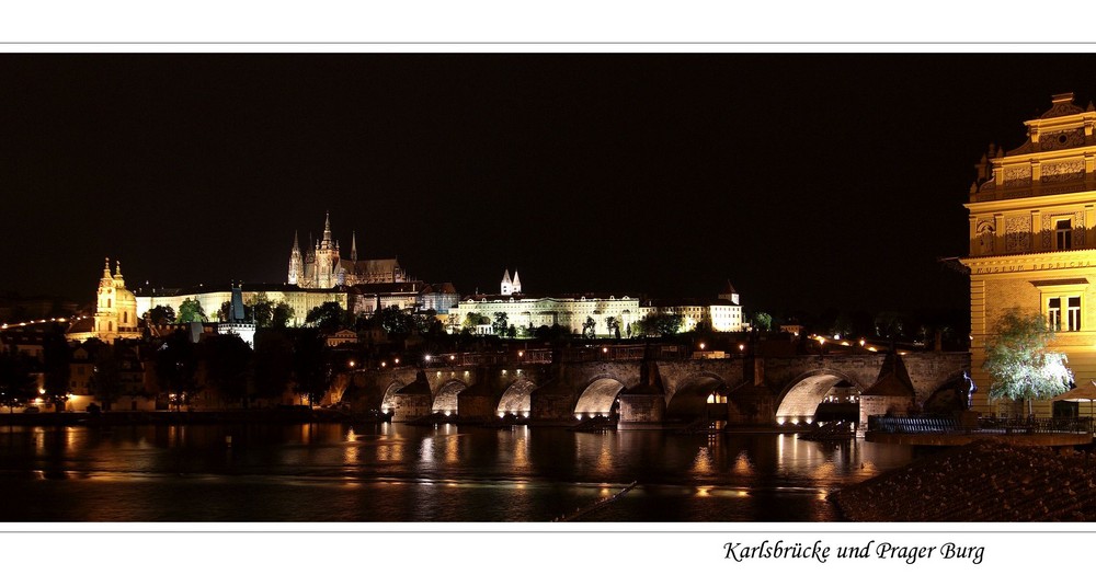 Karlsbrücke und Prager Burg