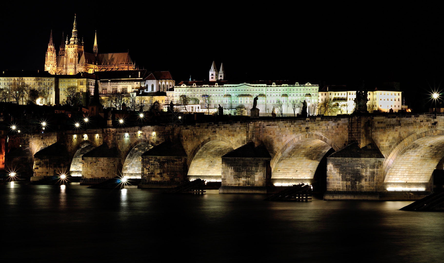 Karlsbrücke und Prager Burg