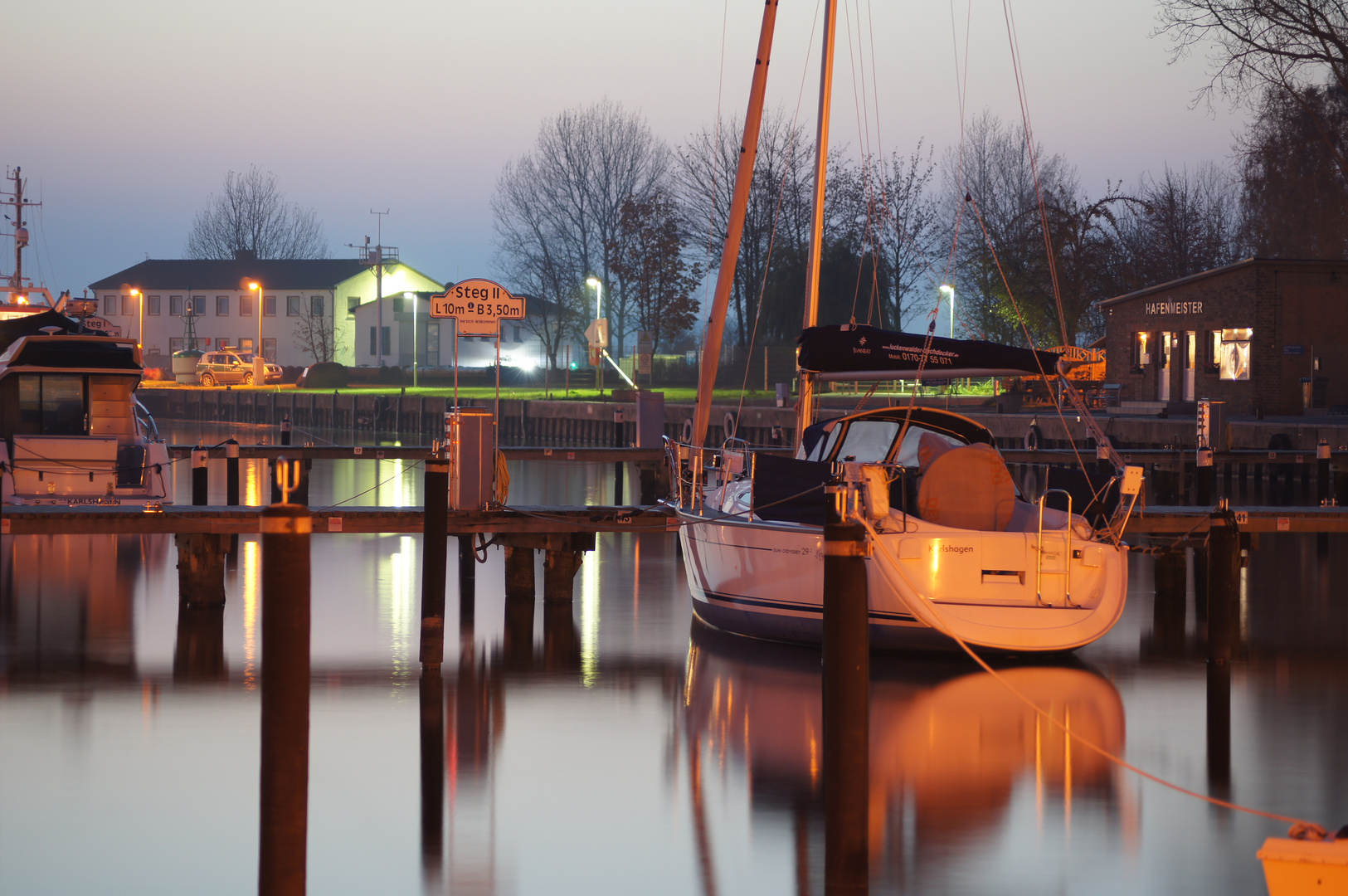 Karlshagen "Hafen bei Nacht"