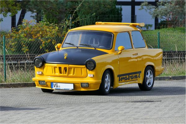 Karlshagen Insel Usedom - Trabant mit Kühlerfigur S = Sachsenring