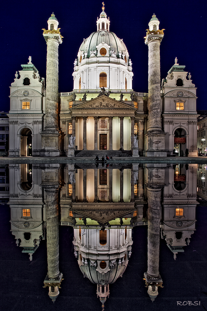 Karlskirche in Wien HDR