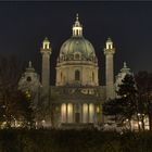 Karlskirche Wien bei Nacht 2