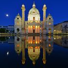 Karlskirche zur blauen Stunde