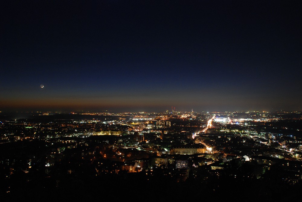 Karlsruhe bei Nacht