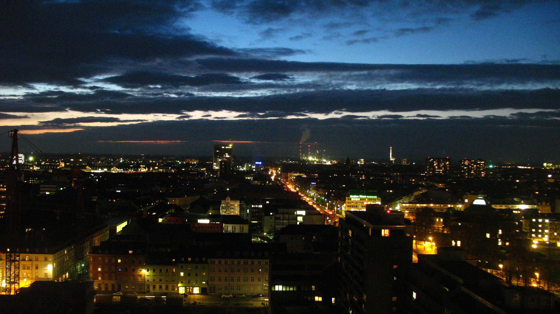 Karlsruhe bei Nacht I