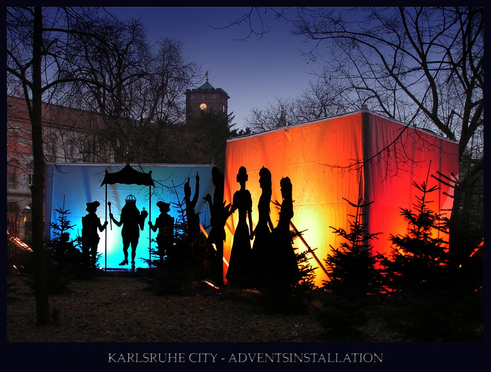 Karlsruhe City - Adventsinstallation