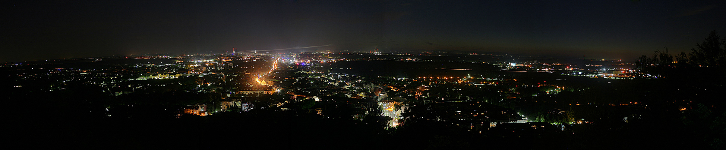 Karlsruhe in der Nacht