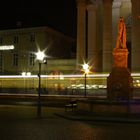 Karlsruhe Marktplatz bei Nacht