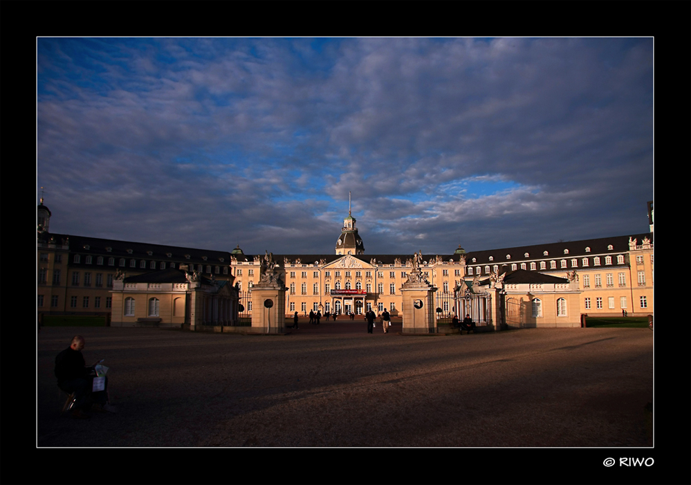 Karlsruher Schloss die Badische Residenz.....