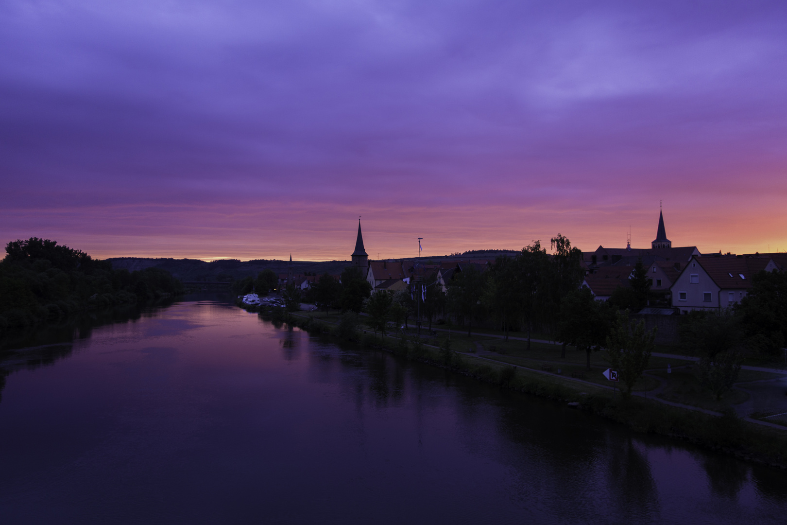 Karlstadt am Morgen