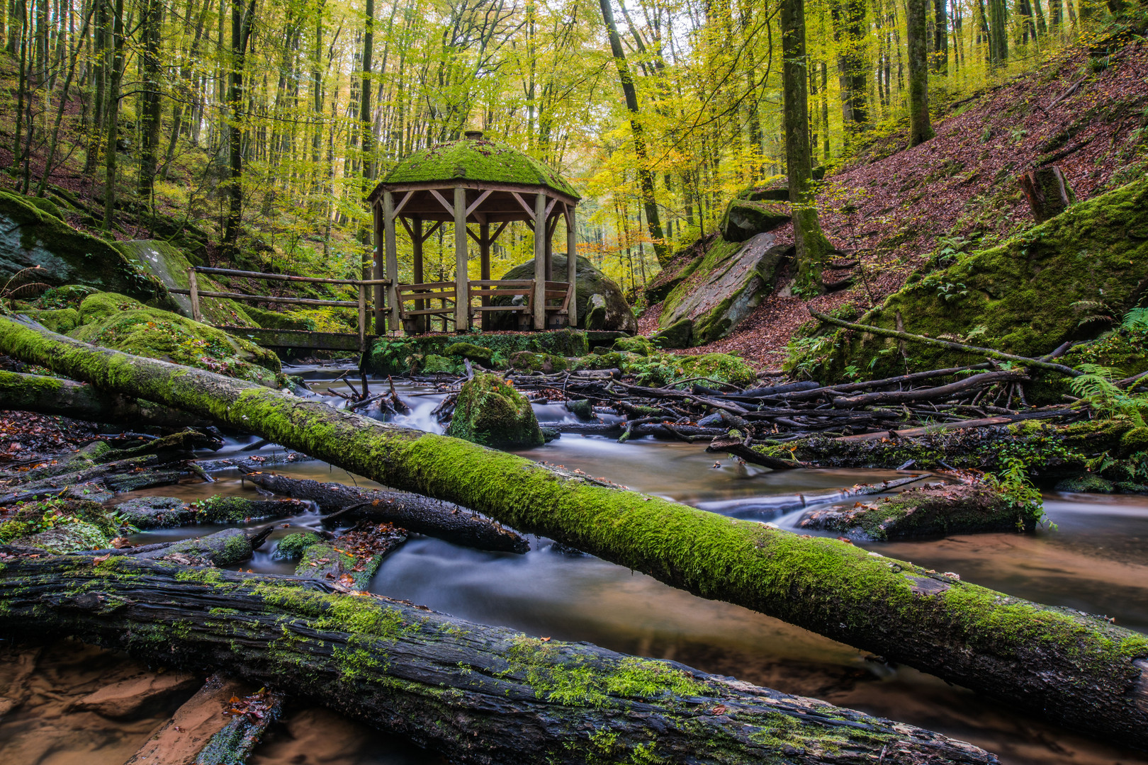 Karlstalschlucht am frühen Morgen