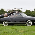 Karmann Ghia auf dem Flugfeld Marburg Schönstadt