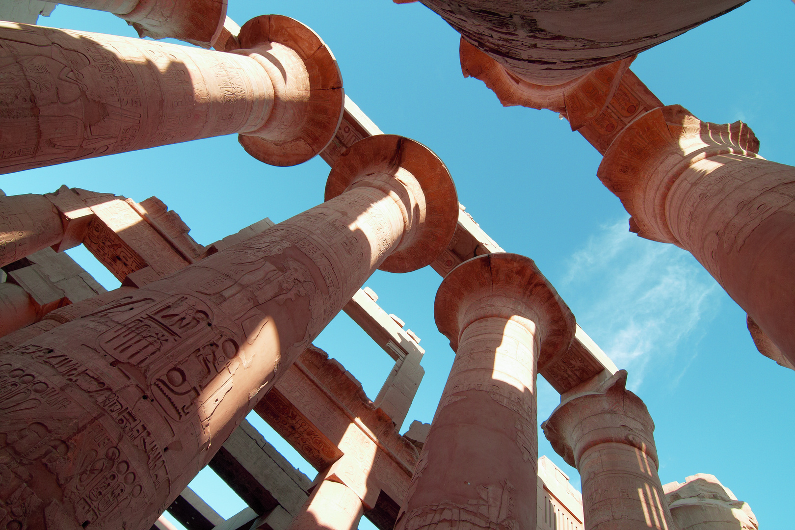 Karnak Säulen