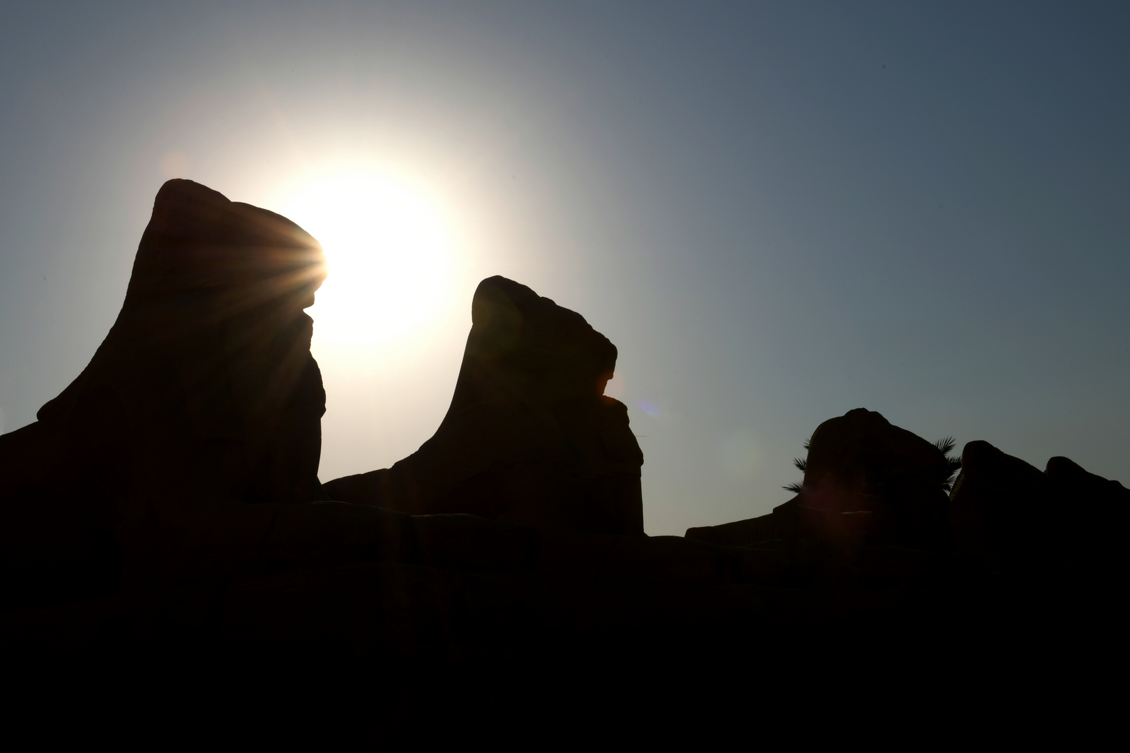 Karnak-Tempel am Abend 1