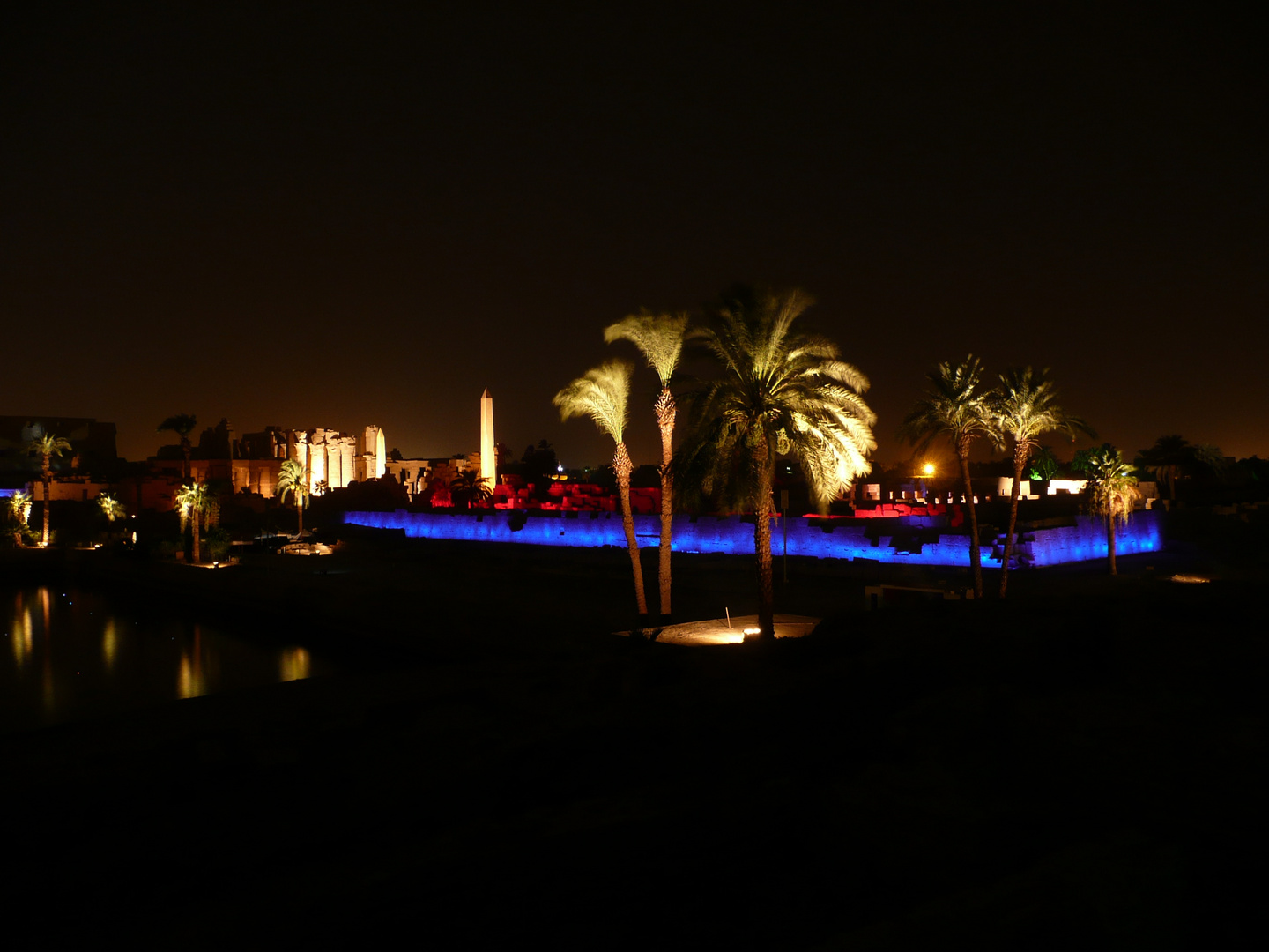 Karnak-Tempel bei Nacht II