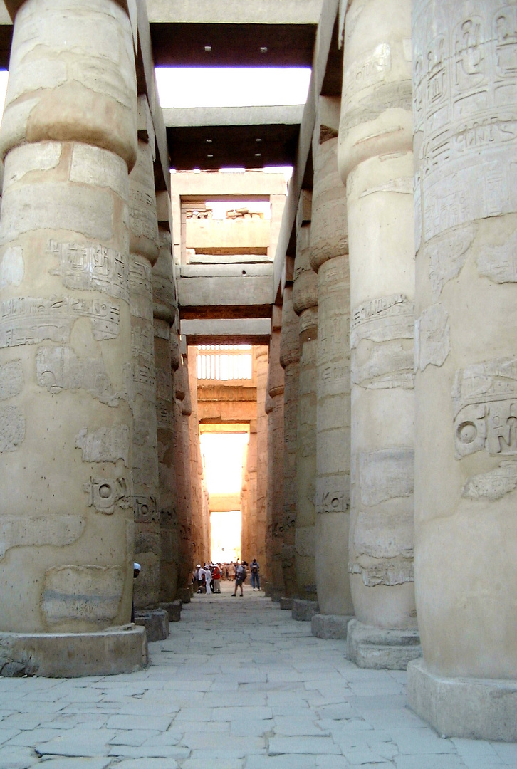 Karnak Tempel - Säulengang