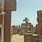 Karnak- Tempel- Statuen