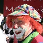 Karneval 2011 in Obersteinbeck - ein tolles Clowngesicht - starker Ausdruck