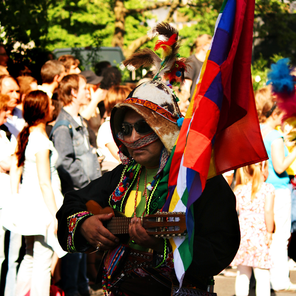 Karneval der Kulturen: Der Peruaner