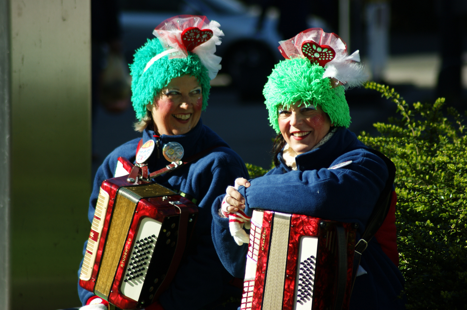 Karneval in Köln mal ne Pause in der Sonne