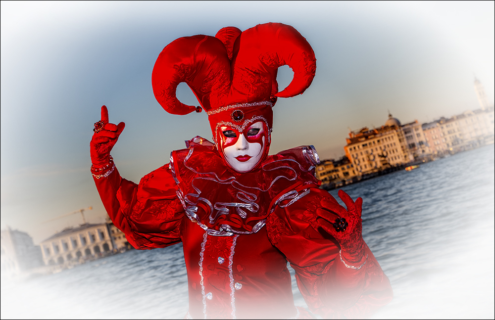 Karneval in Venedig.