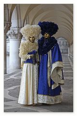 Karneval Venedig – weiß/blau aber nicht bayrisch