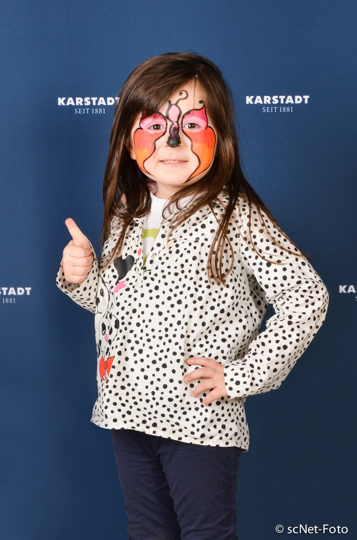 Karnevals-Fotoshooting bei Karstadt im Limbecker Platz