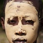 [ Karo Tribe Boy With Painted Face ]