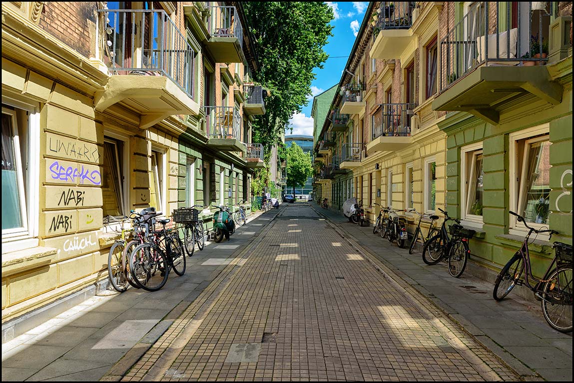 Karolinenpassage Richtung Karolinenstraße, Hamburg Messe