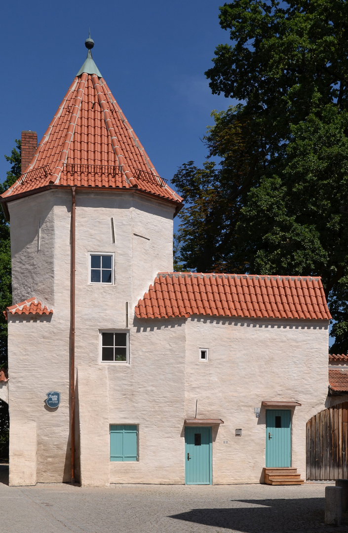 Karpfenturm, Alte Schulstr., Schrobenhausen, Juli 2014