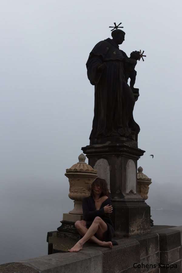 Karsbrücke morgens Nebel