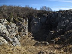 Karst-Einbbruch (Doline) voreiszeitlich...