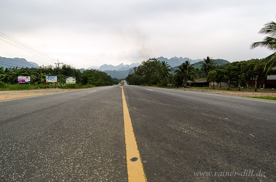 Karstlandschaft im Süden Thailands