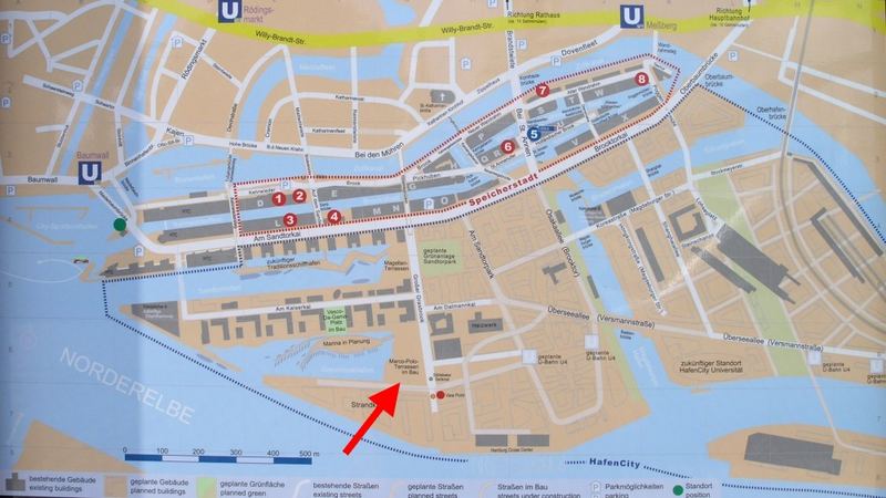 Karte Speicherstadt/Hafencity Foto & Bild | allgemein Bilder auf