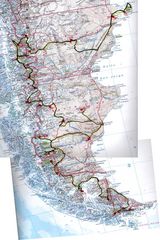 Karte zur Dia Show Feuerland Patagonien