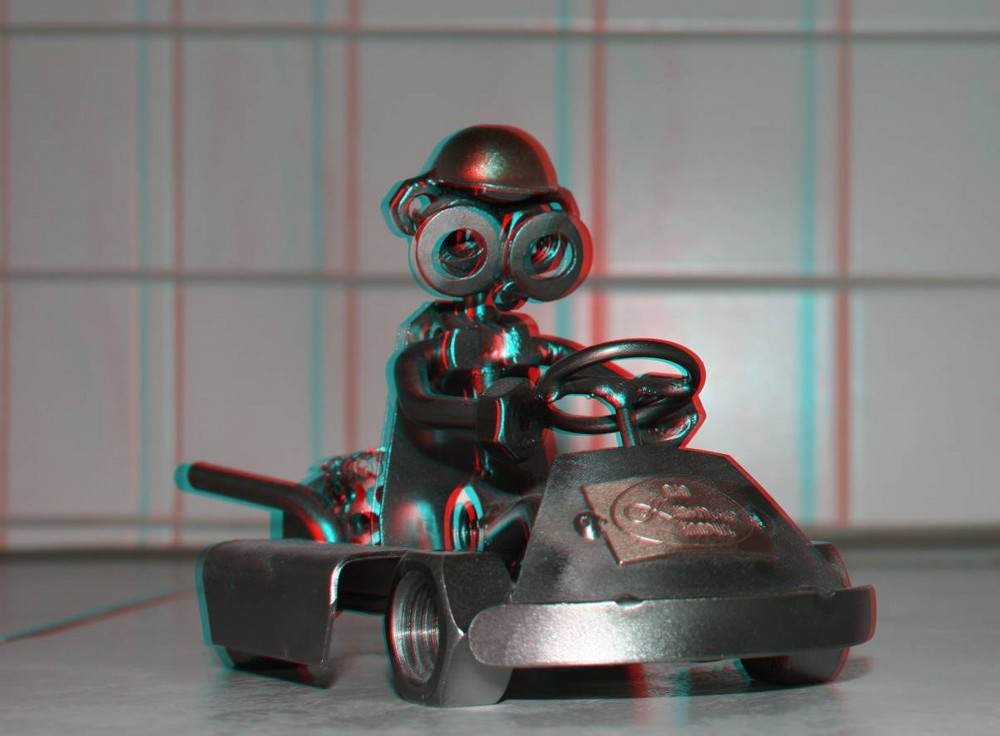 Kartfahrer in 3D II